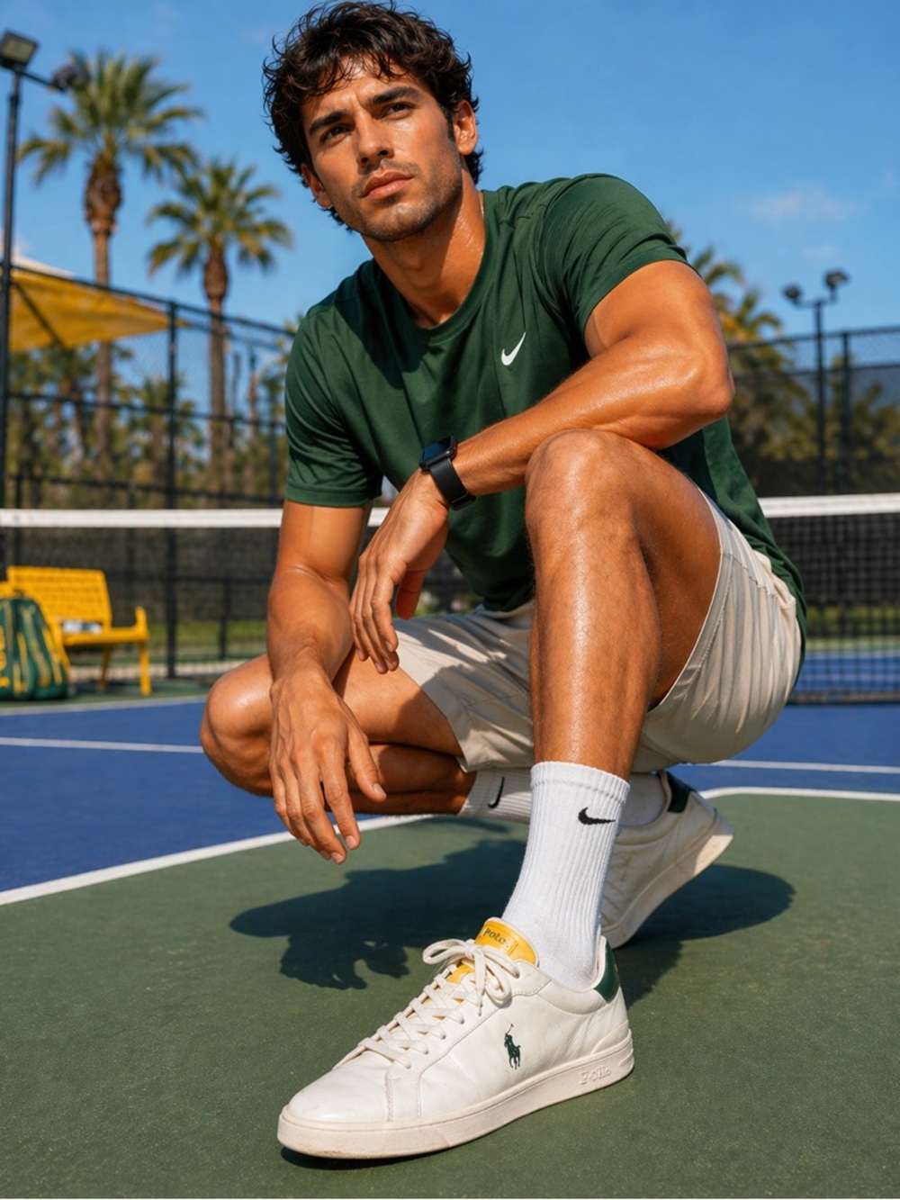 Polo Ralph Lauren Heritage Court II Nappa Leather Sneakers